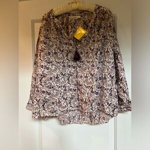 Roller Rabbit blouse, medium new with tags